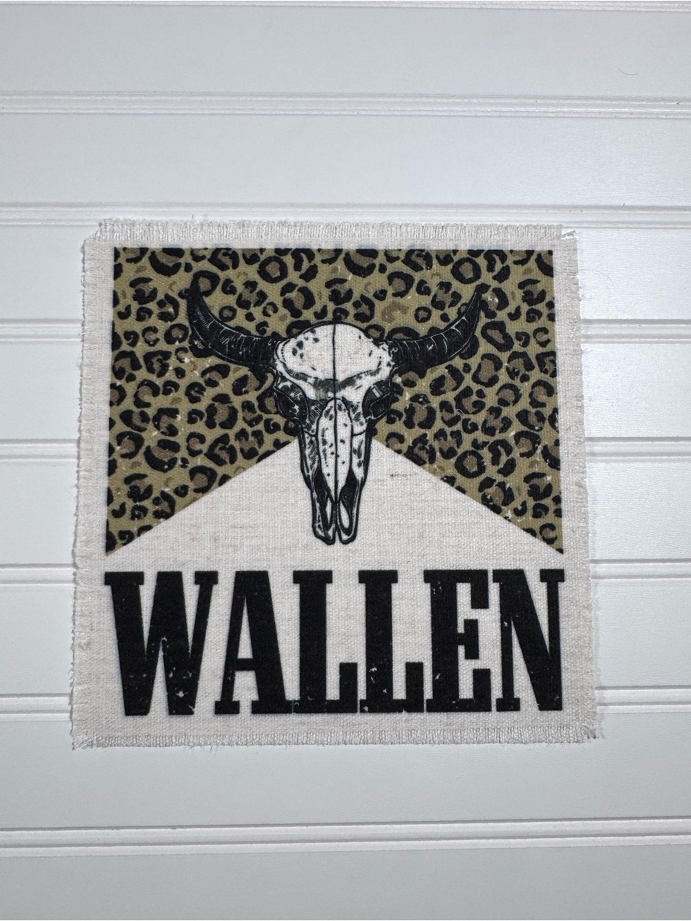 Wallen Leopard Fabric Patch